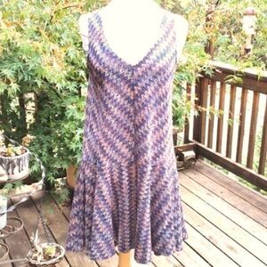 Maeve Chevron Woven Dress
